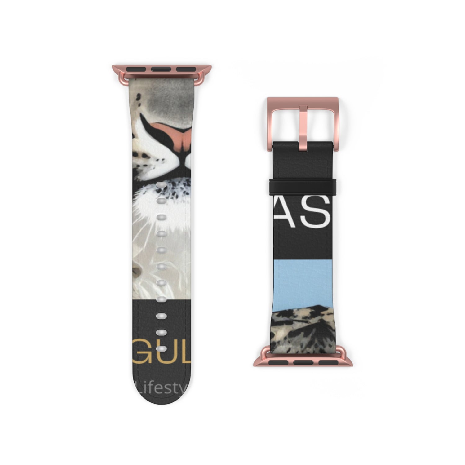 Cat Face Watch Band — Cute Printed Strap for Apple Watch