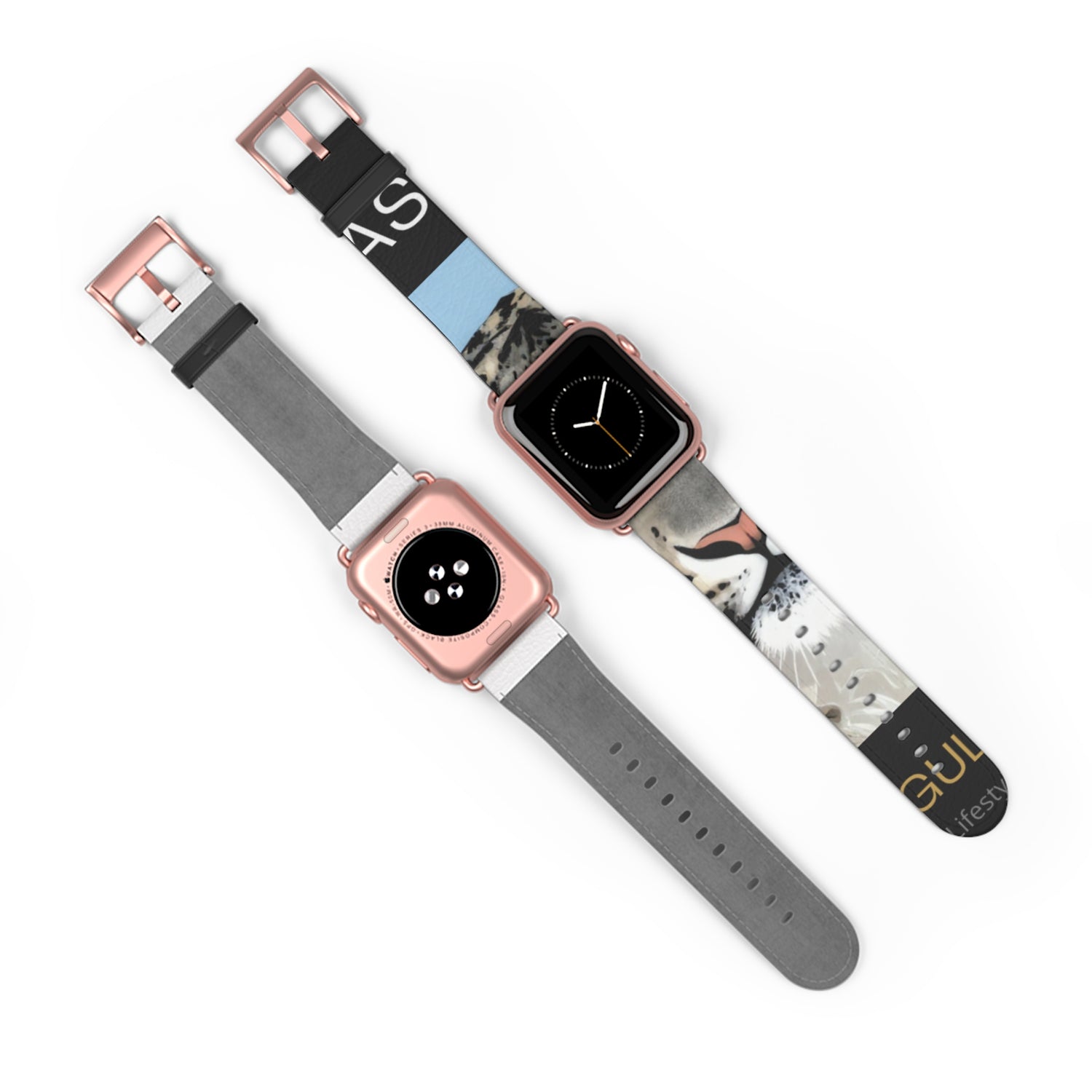 Cat Face Watch Band — Cute Printed Strap for Apple Watch
