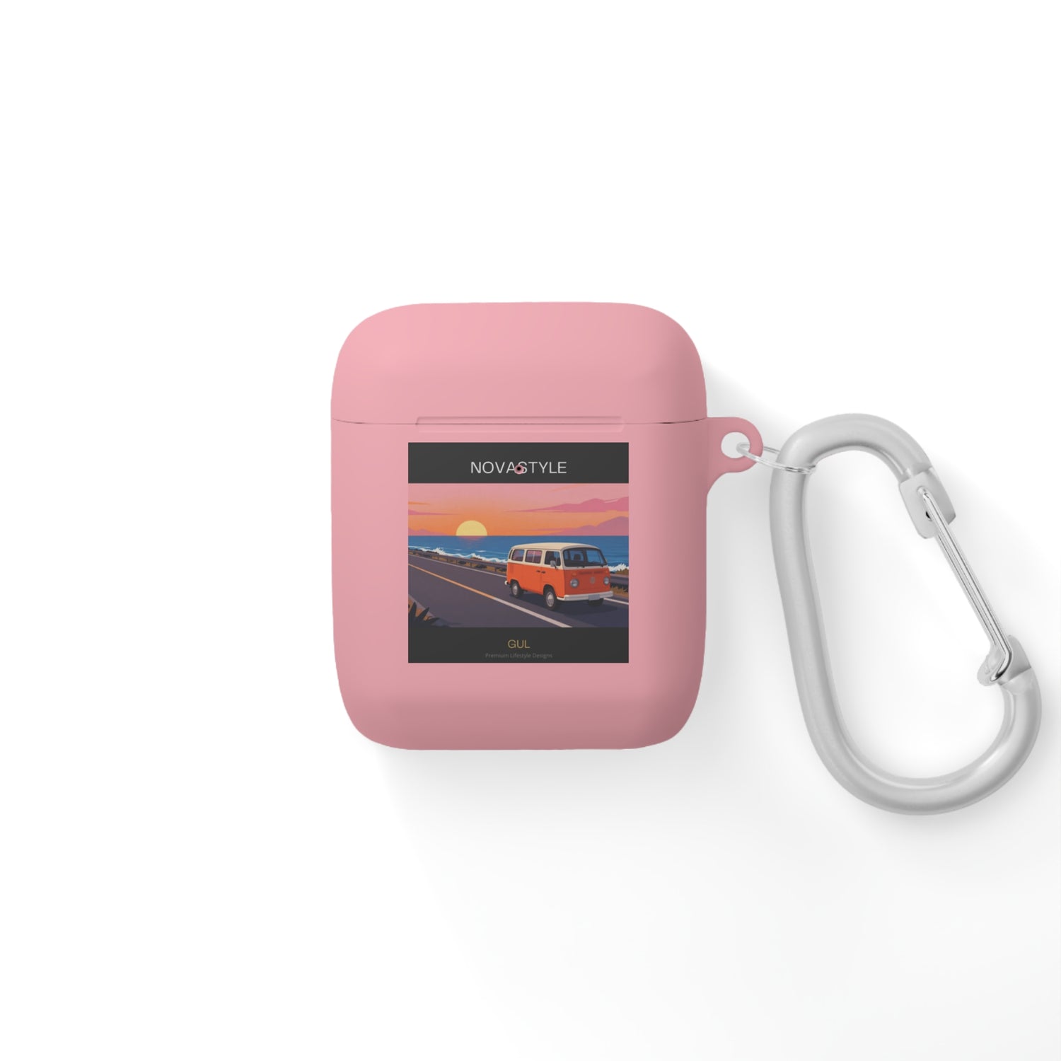 AirPods Case — Retro Sunset Van &amp; Forest Deer Prints