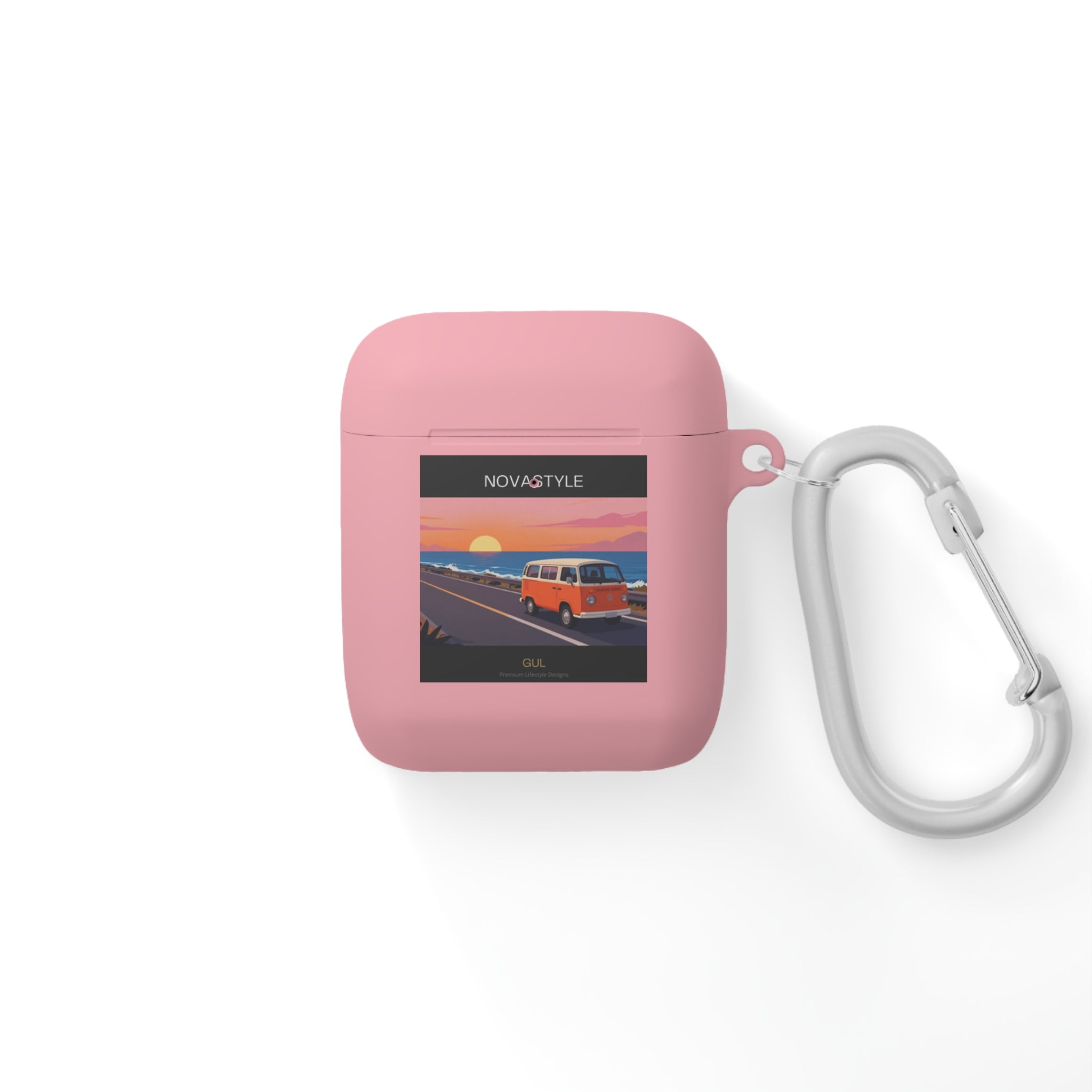 AirPods Case — Retro Sunset Van &amp; Forest Deer Prints