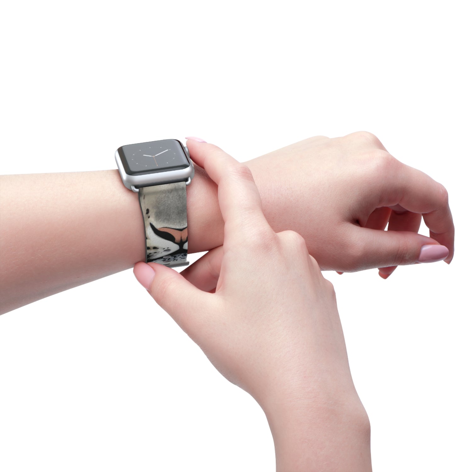 Cat Face Watch Band — Cute Printed Strap for Apple Watch