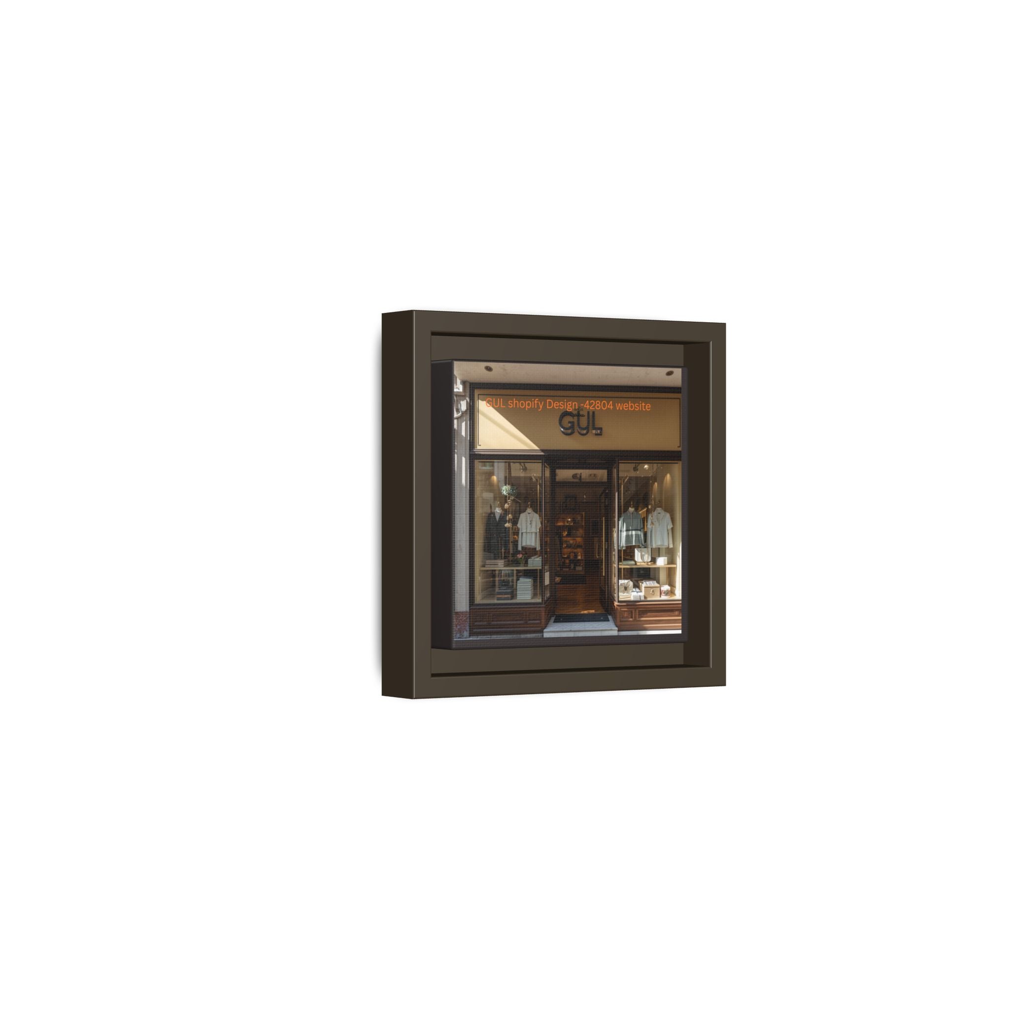 Framed Matte Canvas Print — Boutique Shopfront Photography
