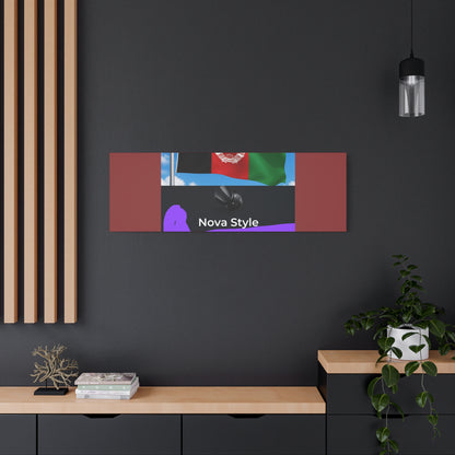 Afghan Flag Matte Canvas Print — Stretched 1.25" Wall Art