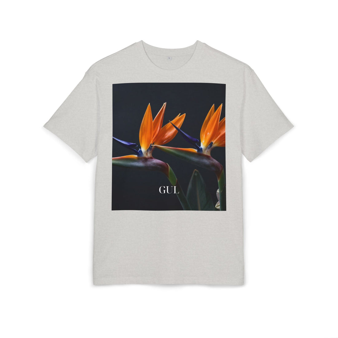 Floral &amp; Nightscape Graphic Tee — Bird of Paradise Photo Print