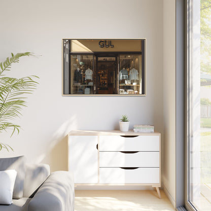 Framed Matte Canvas Print — Boutique Shopfront Photography