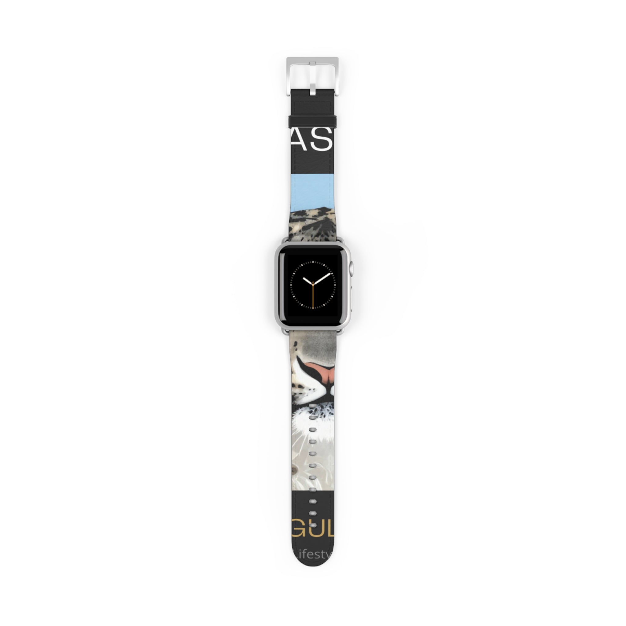 Cat Face Watch Band — Cute Printed Strap for Apple Watch