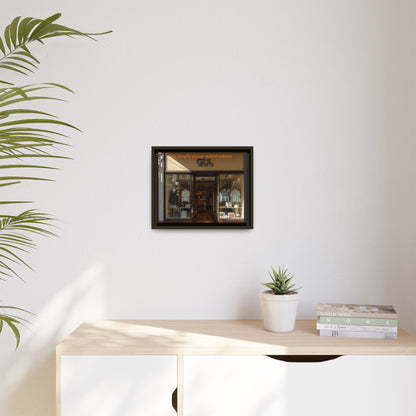 Framed Matte Canvas Print — Boutique Shopfront Photography