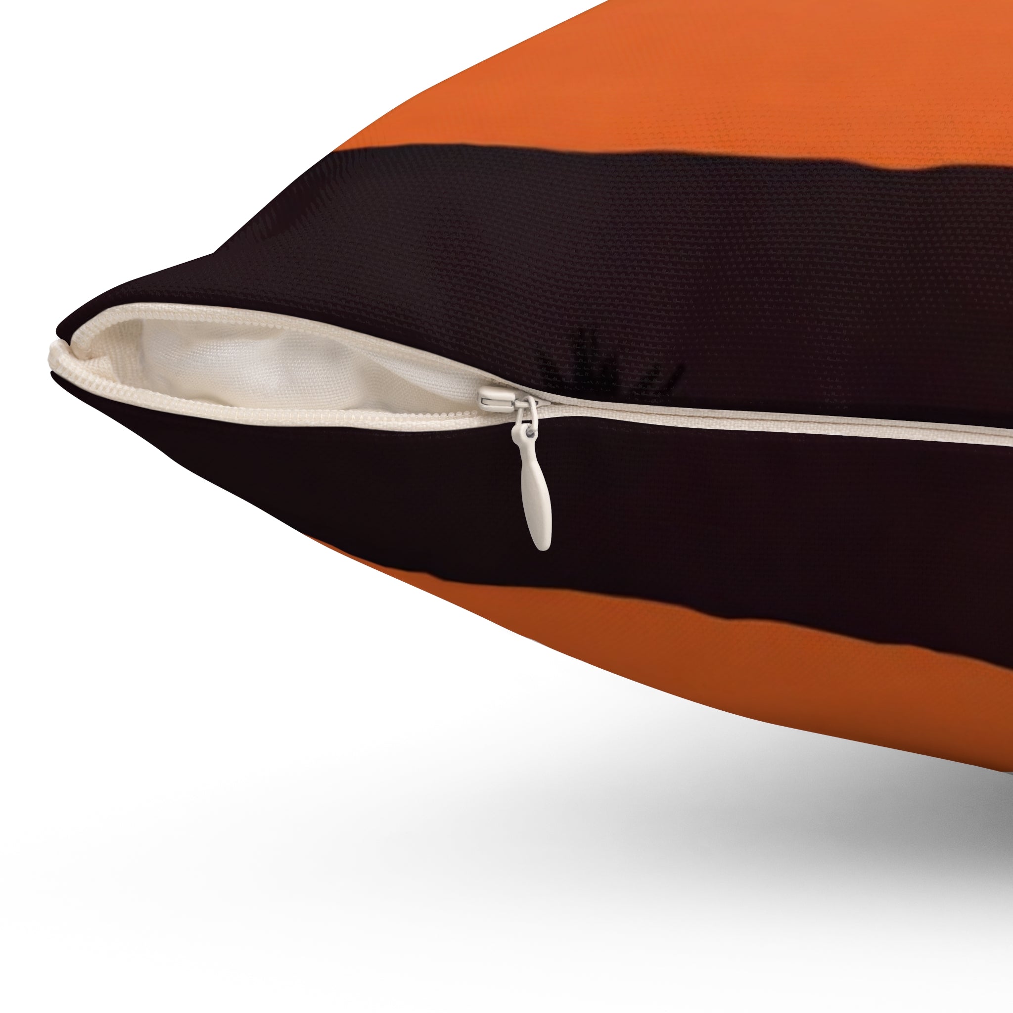 Sunset Gradient Square Pillow — Orange to Violet Sunset Decorative Throw Pillow
