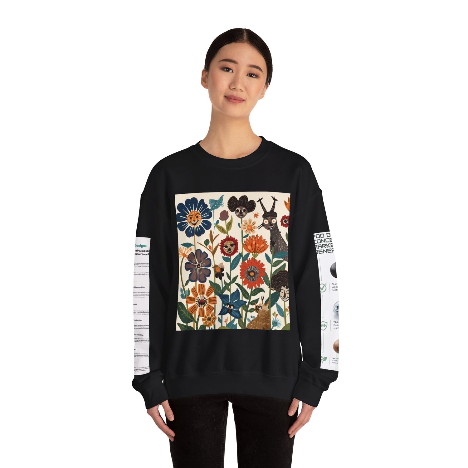 Floral Garden Crewneck Sweatshirt