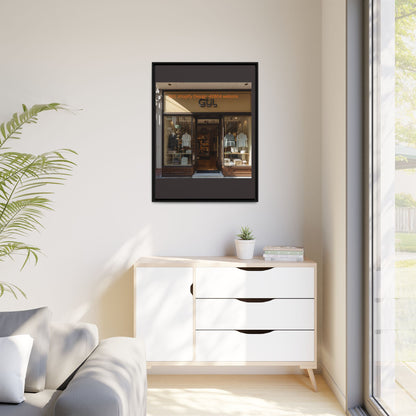 Framed Matte Canvas Print — Boutique Shopfront Photography