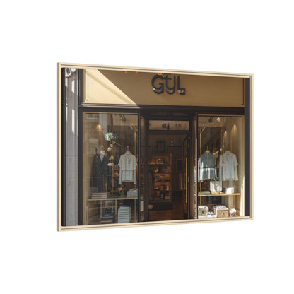 Framed Matte Canvas Print — Boutique Shopfront Photography