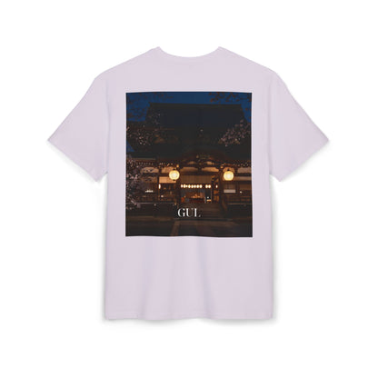 Floral &amp; Nightscape Graphic Tee — Bird of Paradise Photo Print