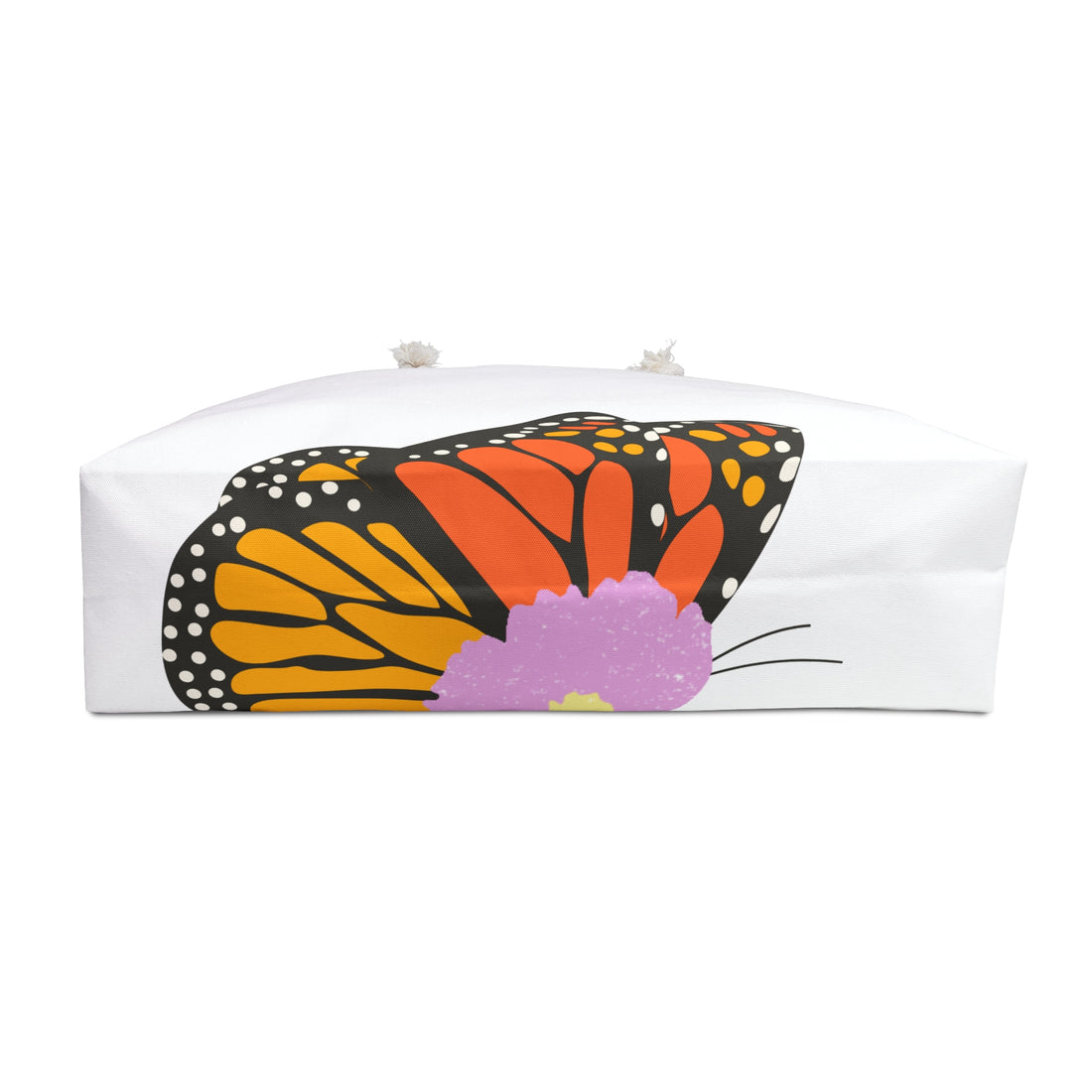 Custom Design Tote Bag | Monarch Butterfly Floral Travel Bag