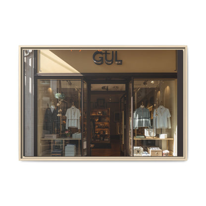 Framed Matte Canvas Print — Boutique Shopfront Photography