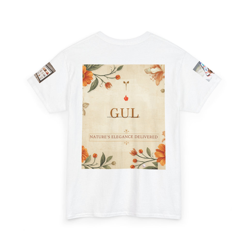 GUL Floral Botanical Print T-Shirt — Garden-Fresh Cotton Tee