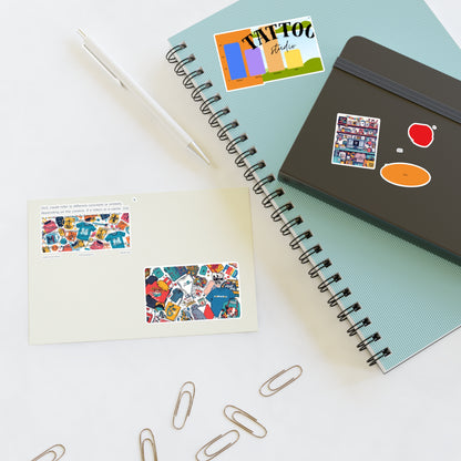 Colorful Sticker Sheets — Retro Tattoo &amp; Pop Art Icons