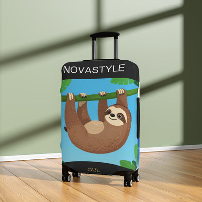 Cute Sloth Luggage Cover – Blue Mountain Travel Protector