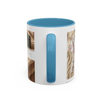 Butterfly Accent Coffee Mug — Blue Butterfly Collage 11/15oz