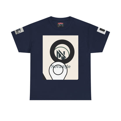Graphic Tee — Novastyle Minimal Logo &amp; Poster Print T-Shirt
