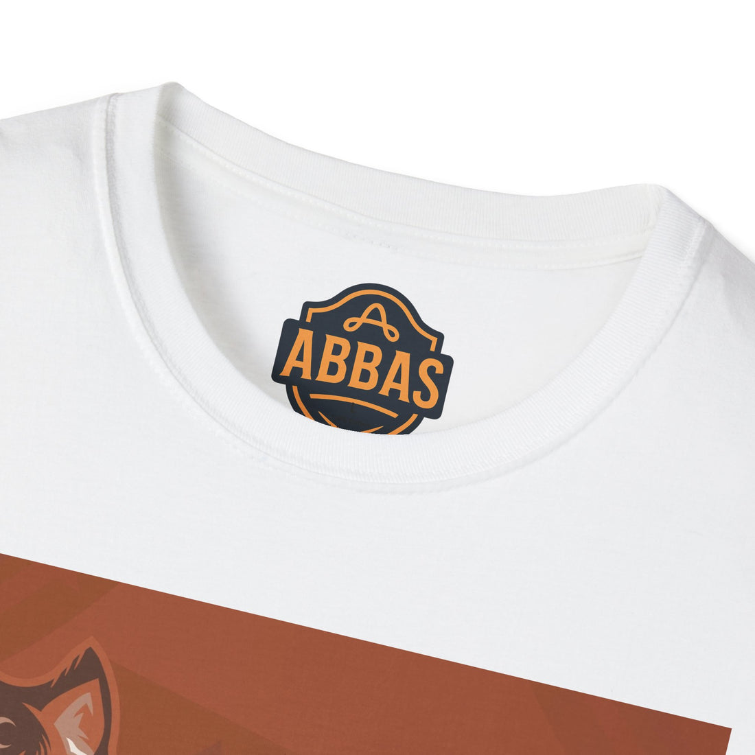 Custom Logo T-Shirt | Wolf Mask Nature Photo Grid Print Tee