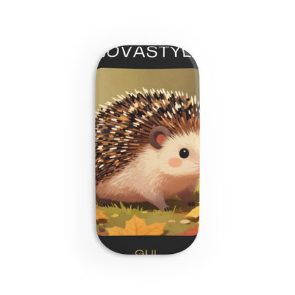 Hedgehog Phone Grip — Cute Fall Woodland Click-On Stand