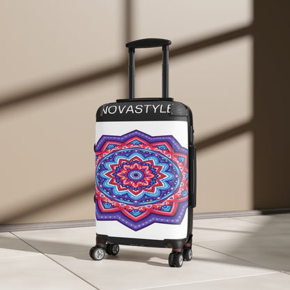 Mandala Travel Suitcase – Colorful Boho Carry-On Luggage