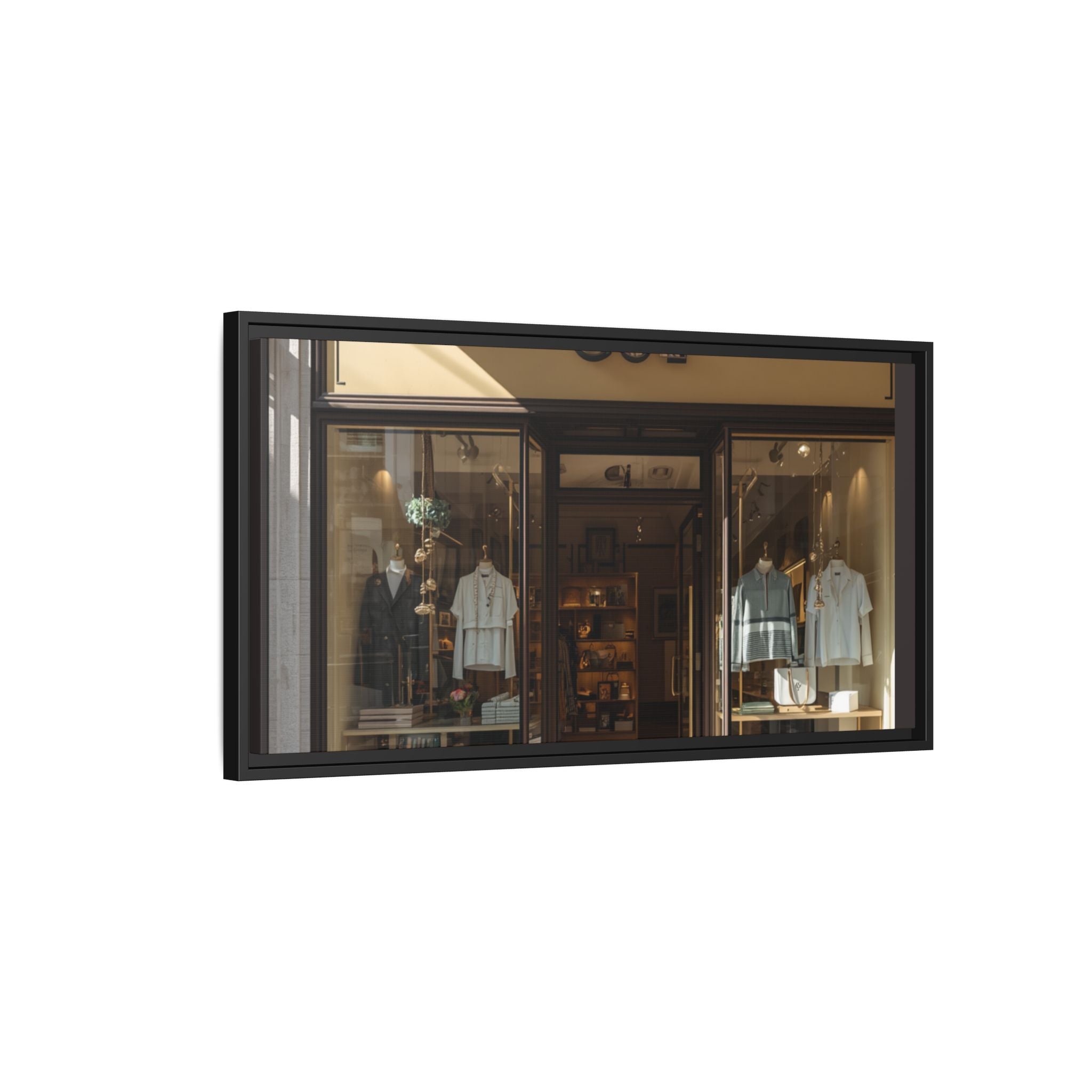 Framed Matte Canvas Print — Boutique Shopfront Photography