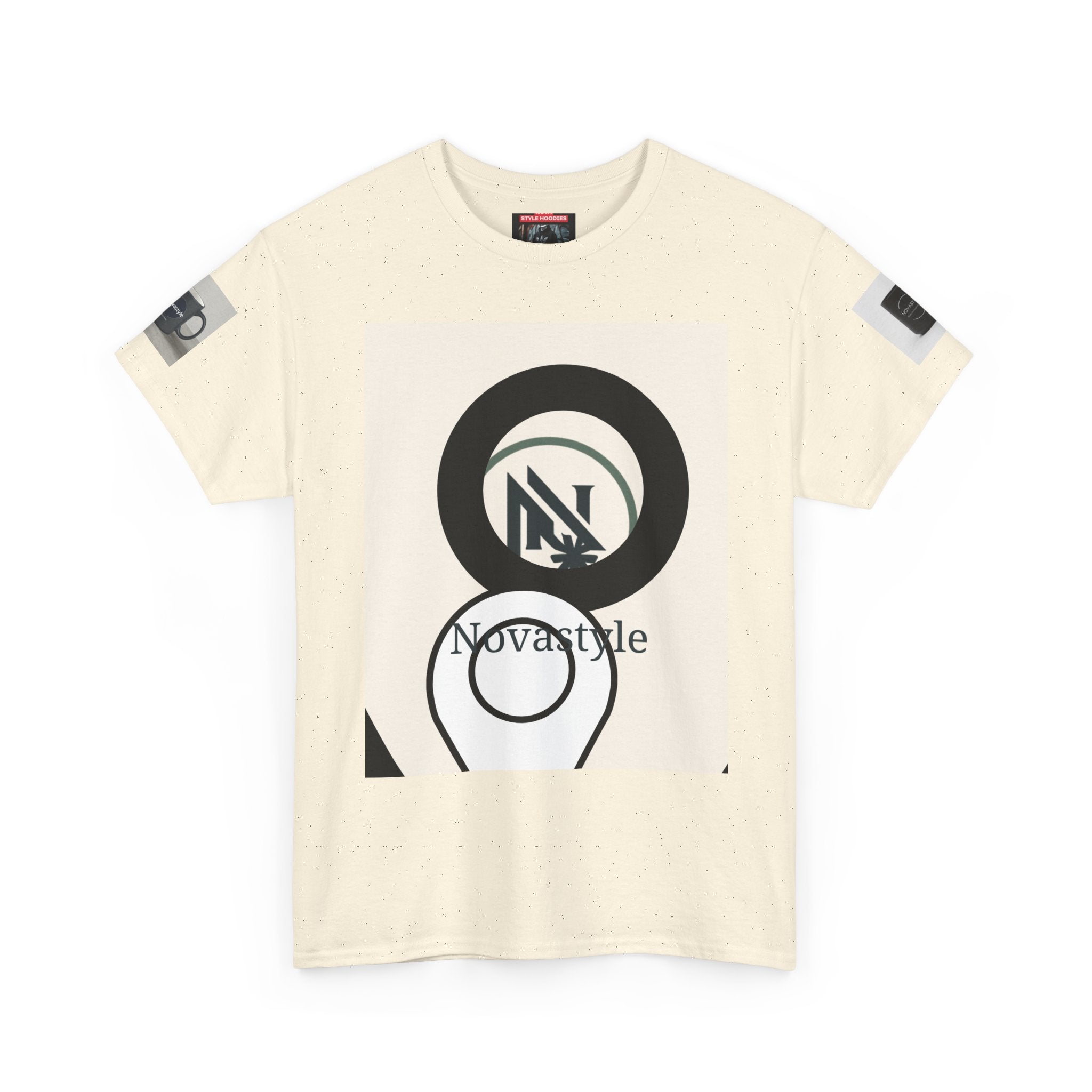 Graphic Tee — Novastyle Minimal Logo &amp; Poster Print T-Shirt