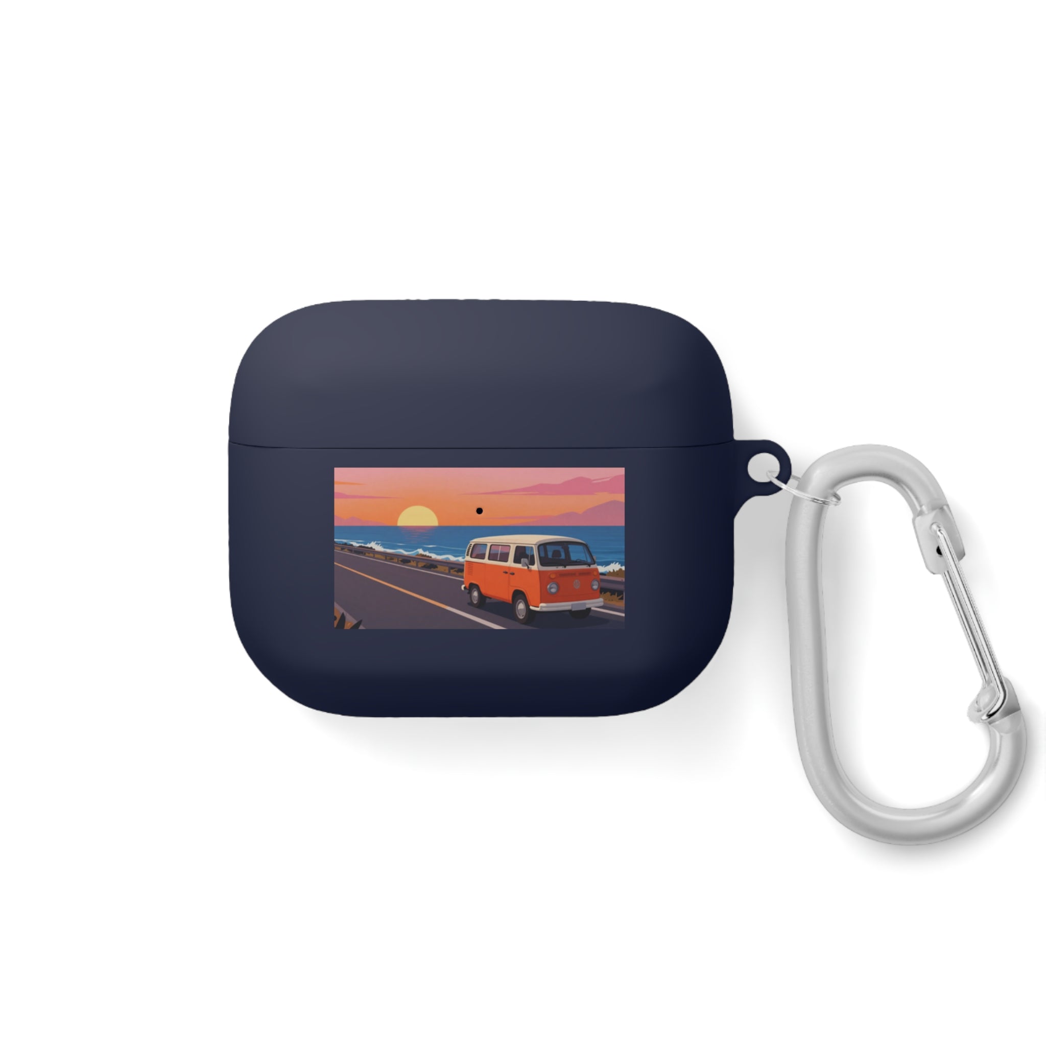 AirPods Case — Retro Sunset Van &amp; Forest Deer Prints