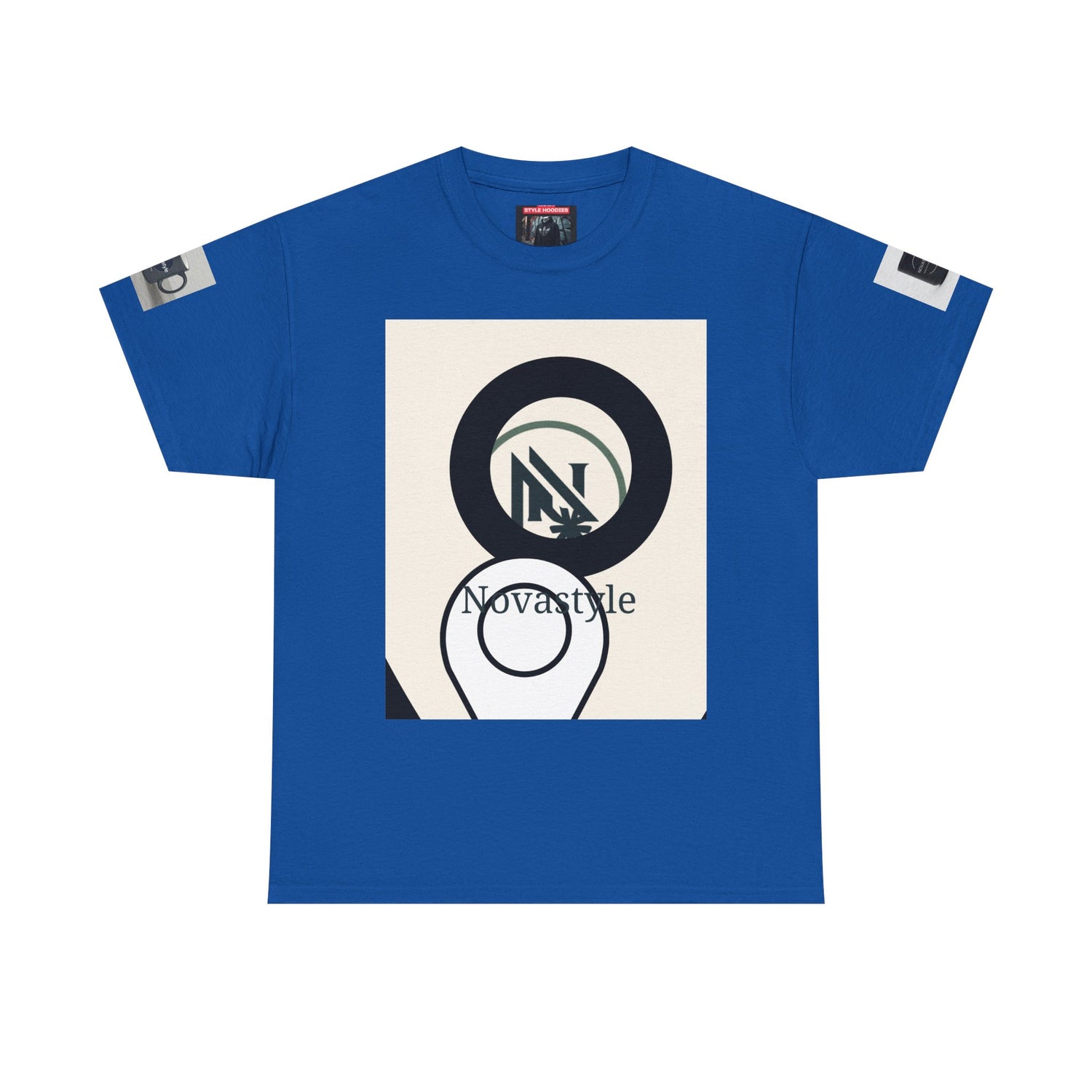 Graphic Tee — Novastyle Minimal Logo &amp; Poster Print T-Shirt