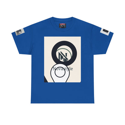 Graphic Tee — Novastyle Minimal Logo &amp; Poster Print T-Shirt