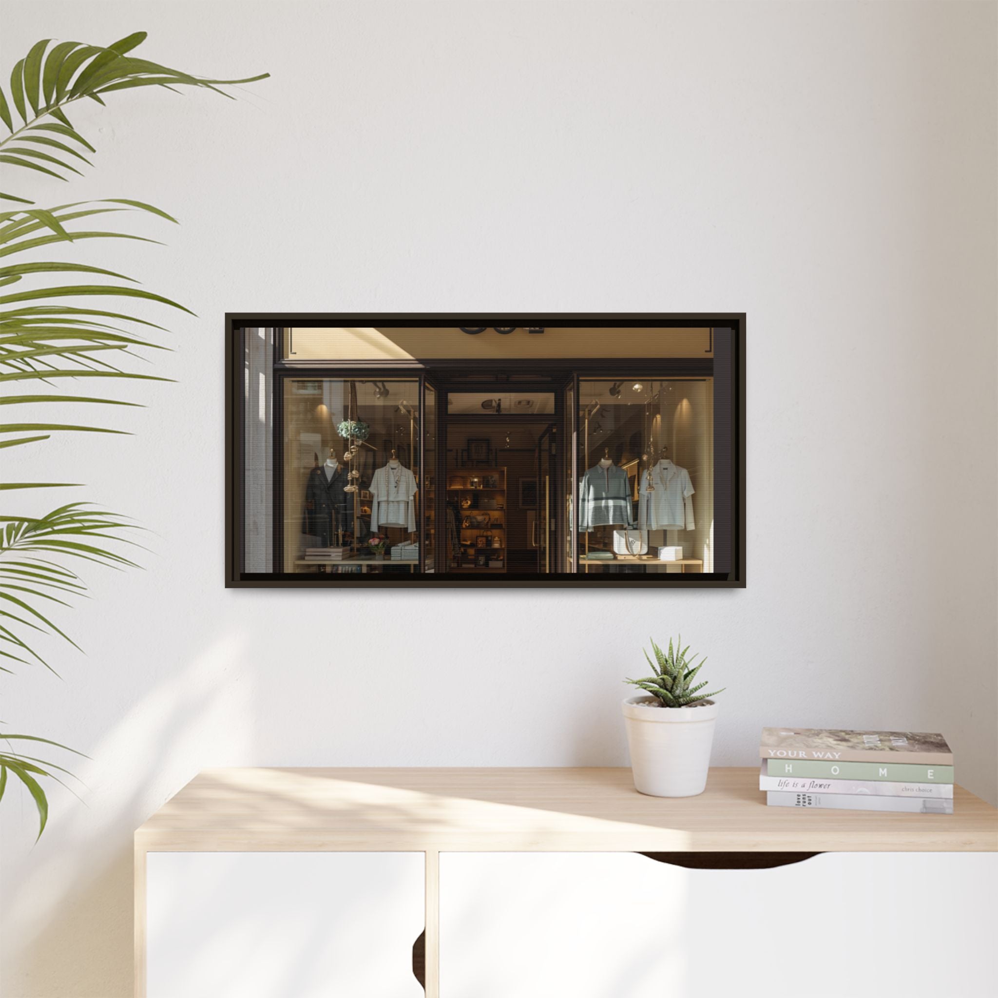 Framed Matte Canvas Print — Boutique Shopfront Photography