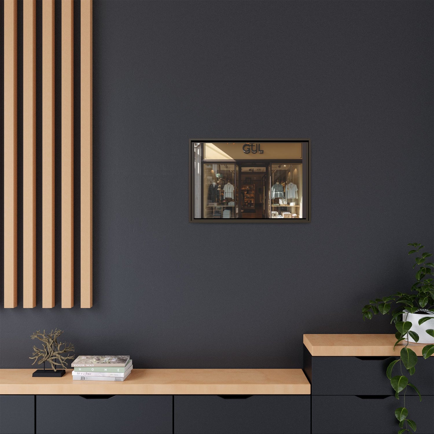 Framed Matte Canvas Print — Boutique Shopfront Photography