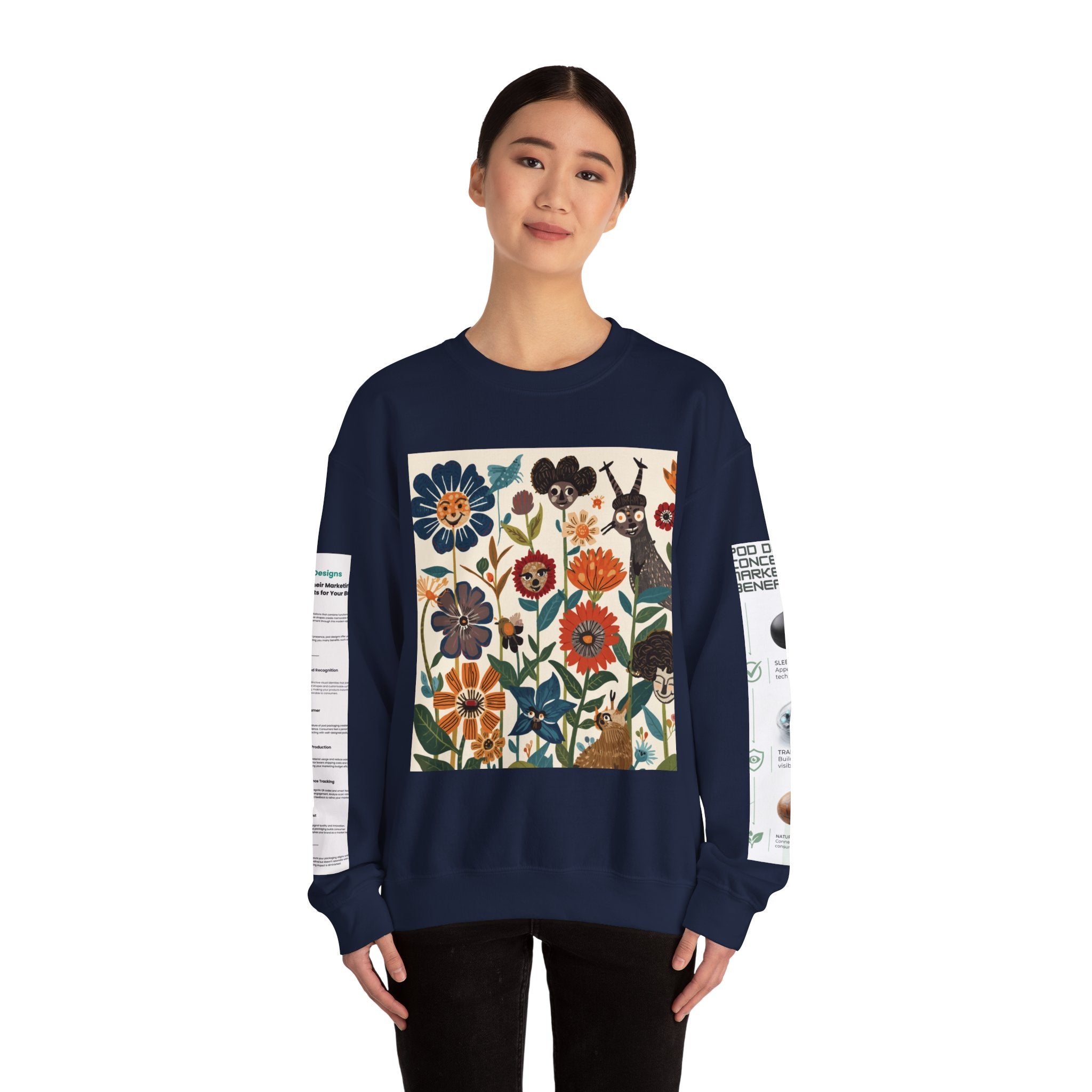 Floral Garden Crewneck Sweatshirt