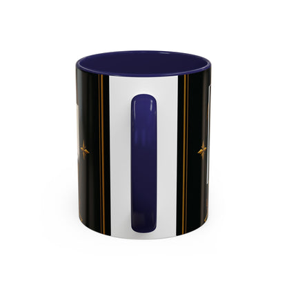 Certified Collector Accent Coffee Mug — Portrait Emblem Design (11/15 oz)