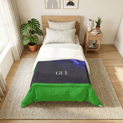 Jellyfish Cotton Comforter – Deep Sea Blue Nautical Bedding