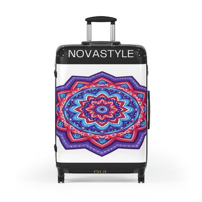 Mandala Travel Suitcase – Colorful Boho Carry-On Luggage