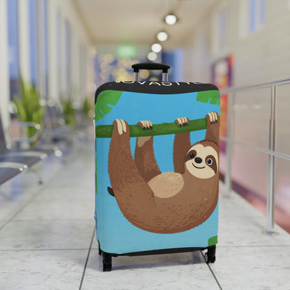 Cute Sloth Luggage Cover – Blue Mountain Travel Protector