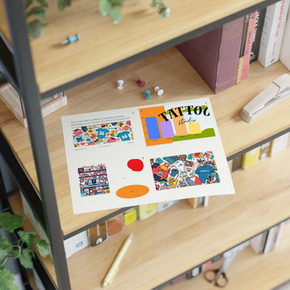 Colorful Sticker Sheets — Retro Tattoo &amp; Pop Art Icons