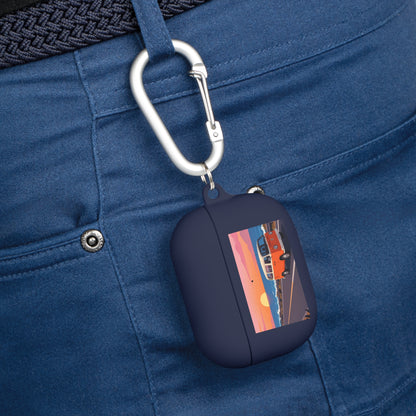 AirPods Case — Retro Sunset Van &amp; Forest Deer Prints