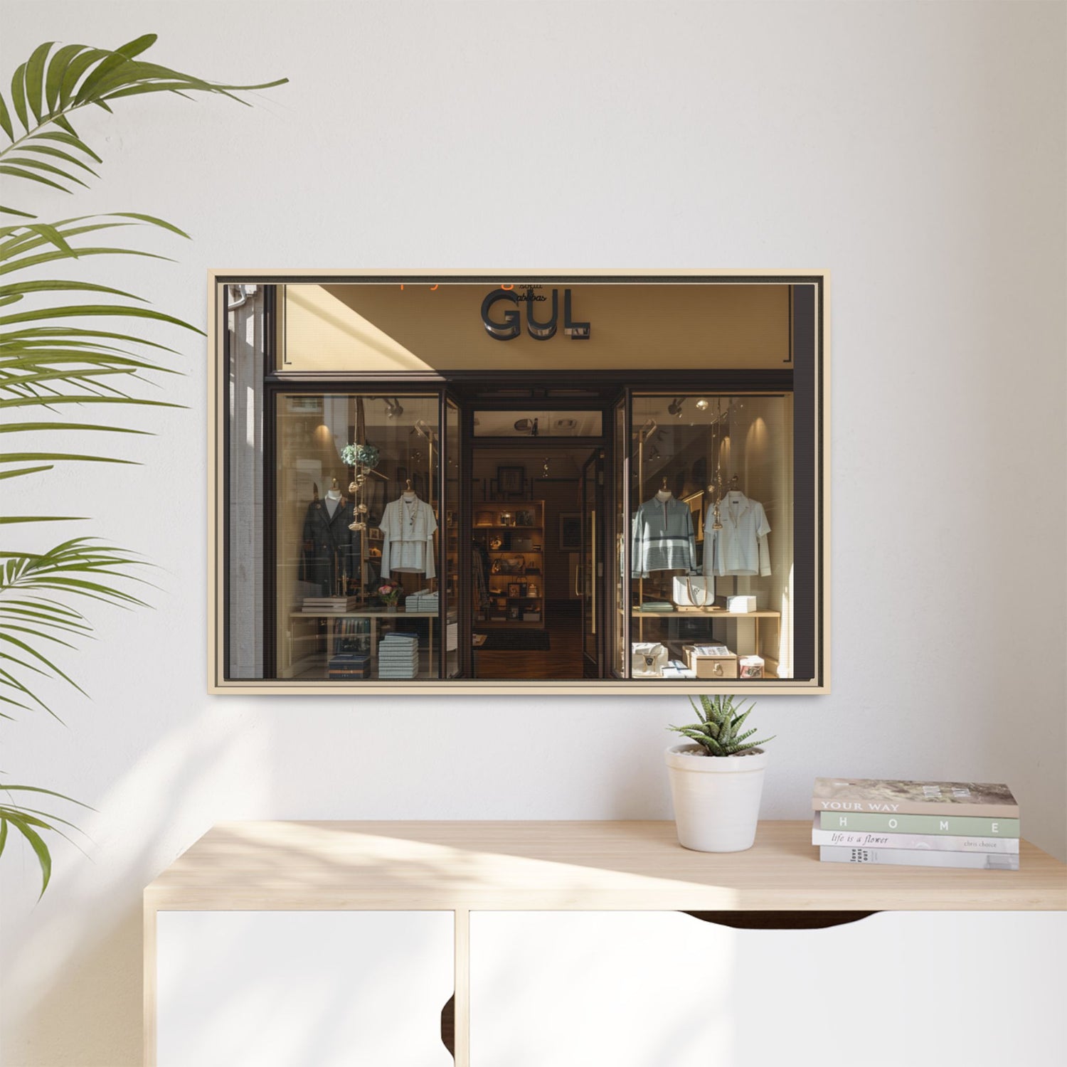 Framed Matte Canvas Print — Boutique Shopfront Photography