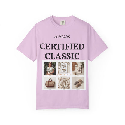 Certified Classic 60 Years T-Shirt – Vintage Collage Home &amp; Lifestyle Tee