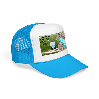 Butterfly Memorial Trucker Hat — In Loving Memory Grave Marker Cap