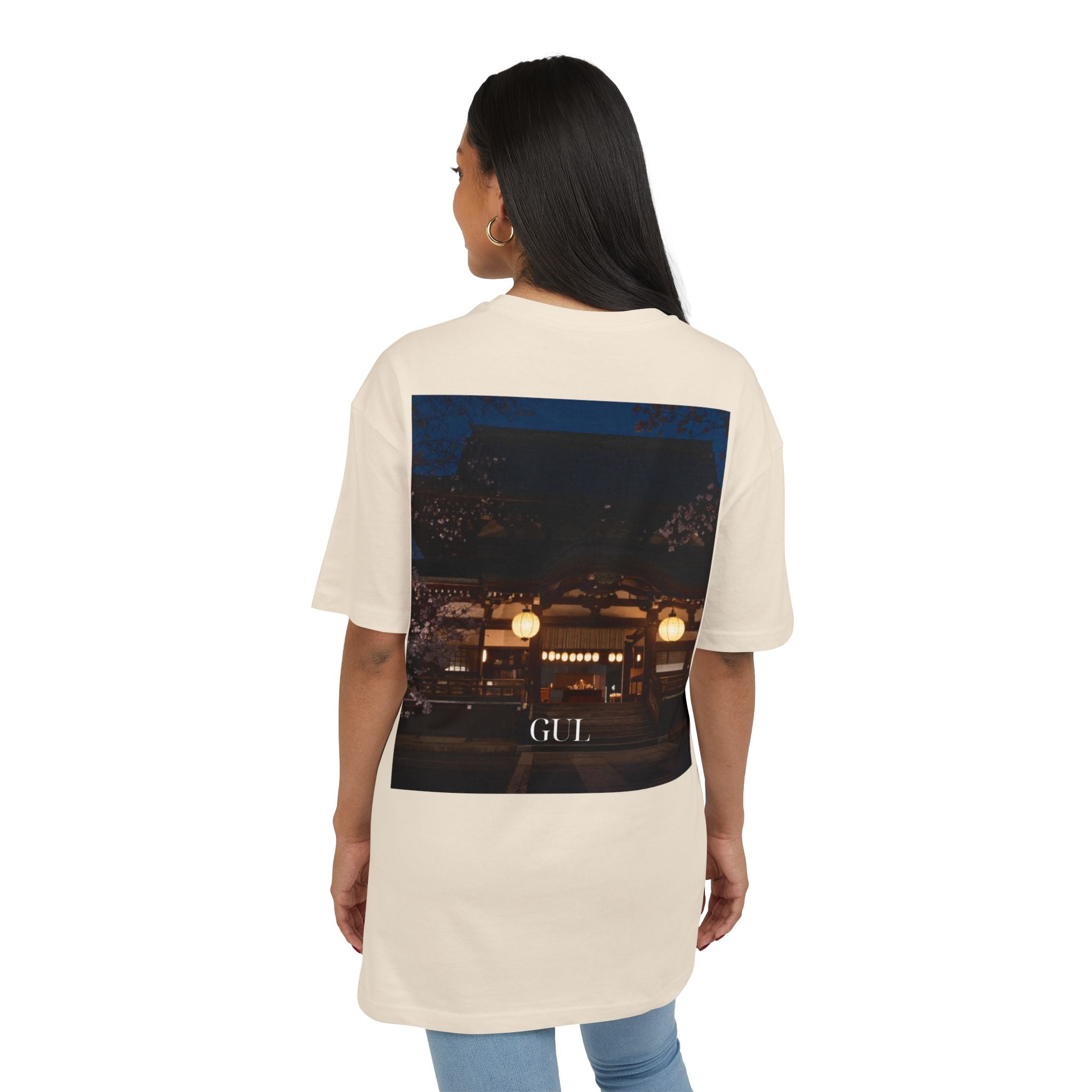 Floral &amp; Nightscape Graphic Tee — Bird of Paradise Photo Print