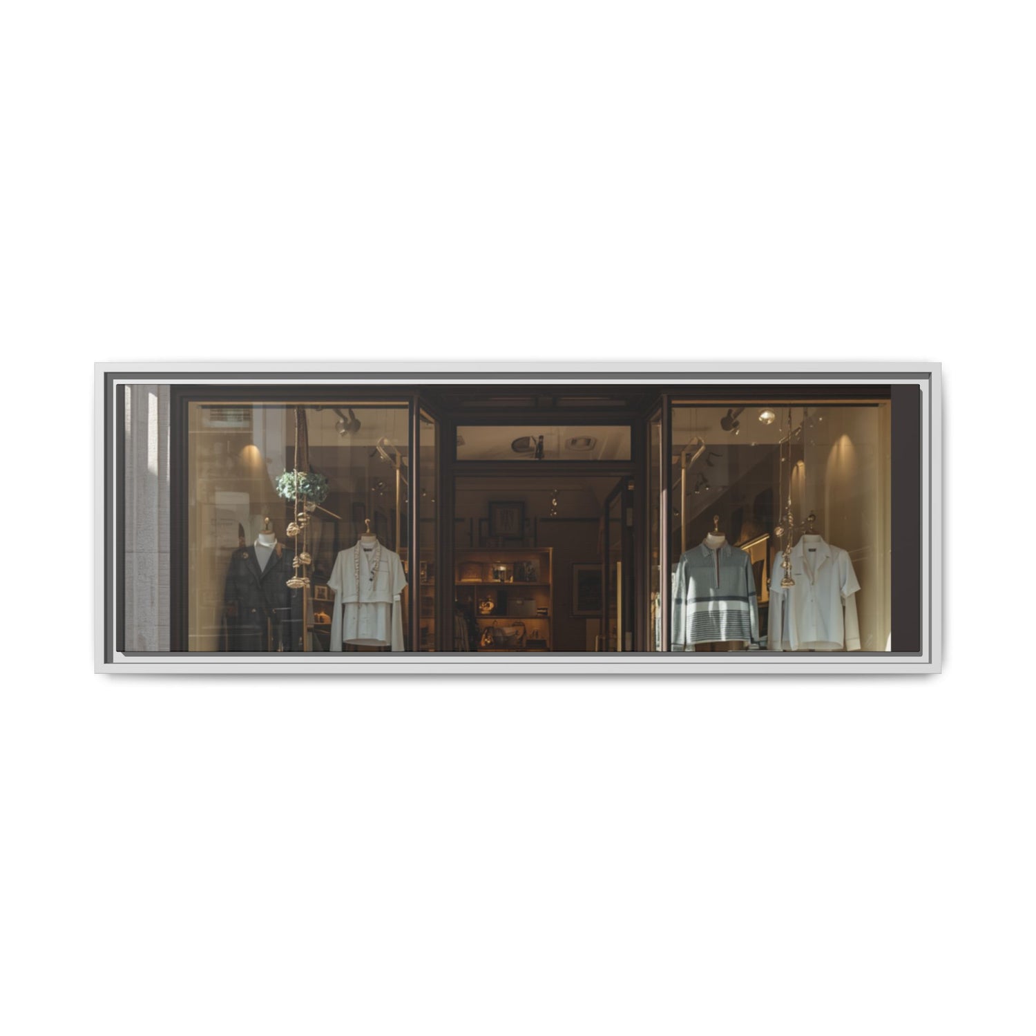 Framed Matte Canvas Print — Boutique Shopfront Photography