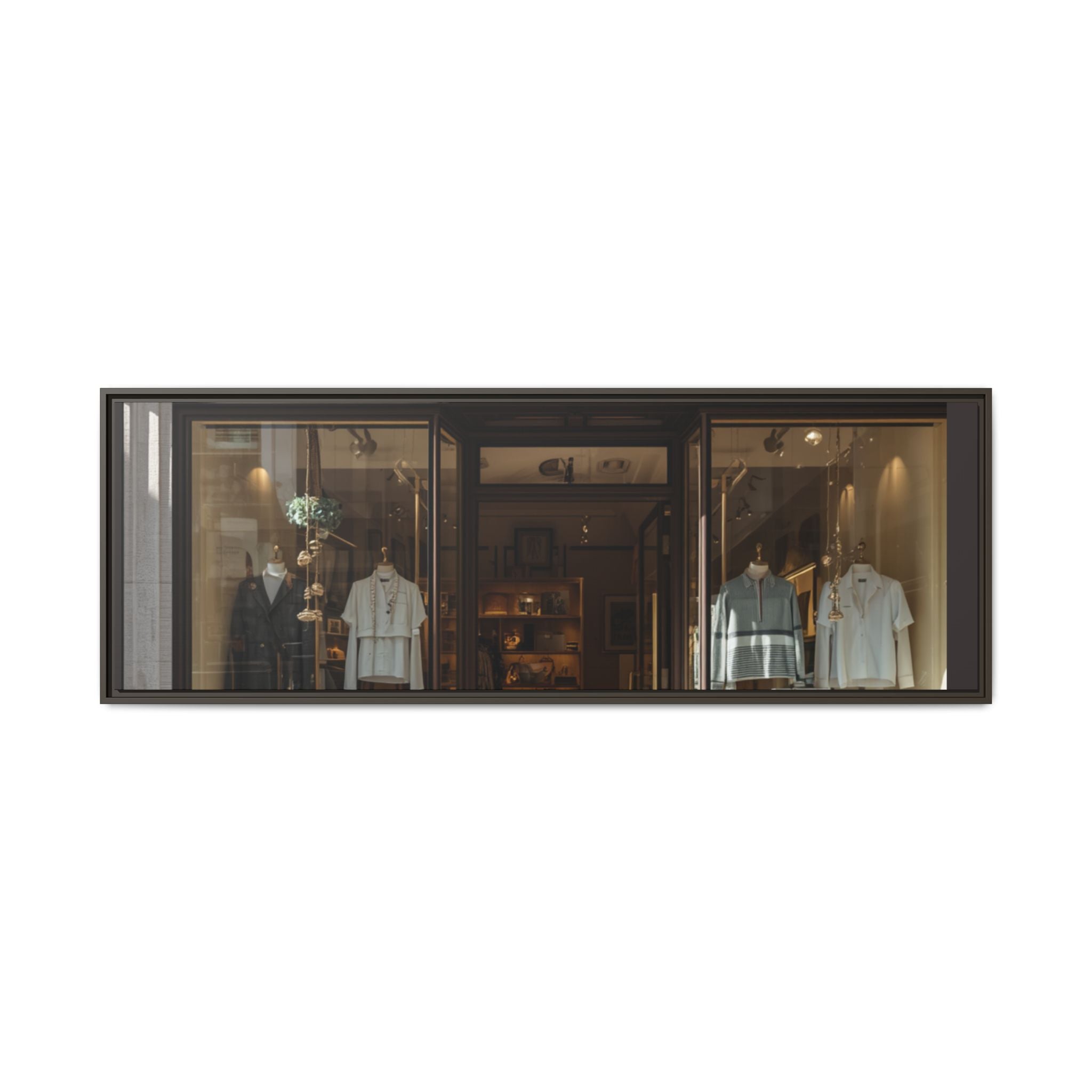 Framed Matte Canvas Print — Boutique Shopfront Photography