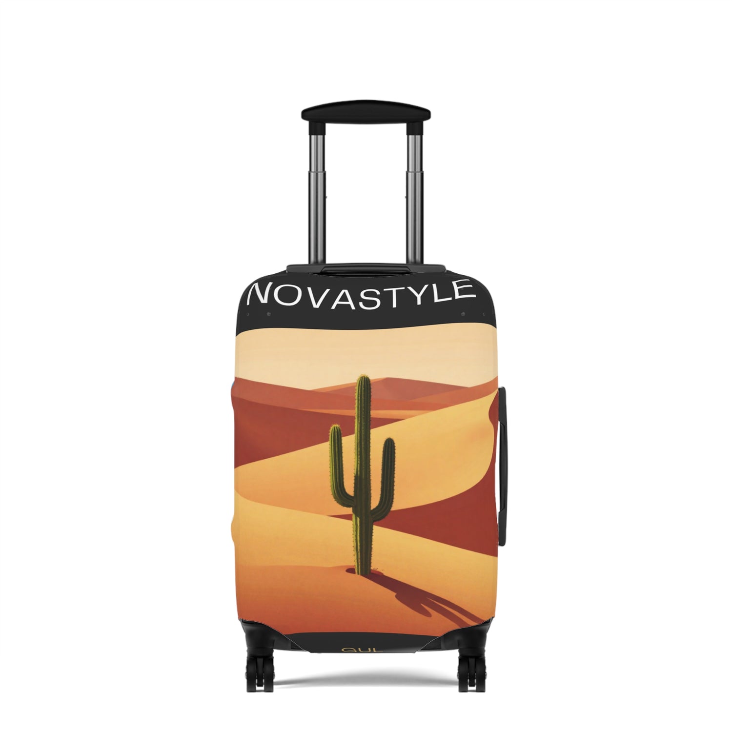 Desert &amp; Hot Air Balloon Luggage Cover – Scenic Travel Suitcase Protector