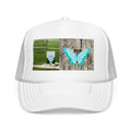 Butterfly Trucker Hat — Nature Photo Print Snapback Cap