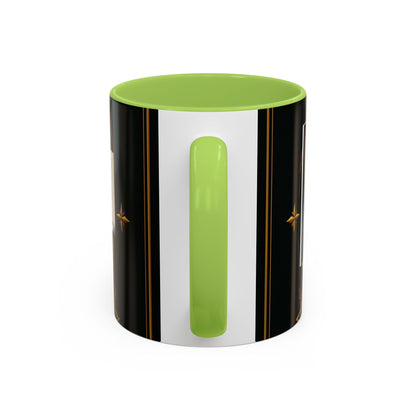 Certified Collector Accent Coffee Mug — Portrait Emblem Design (11/15 oz)