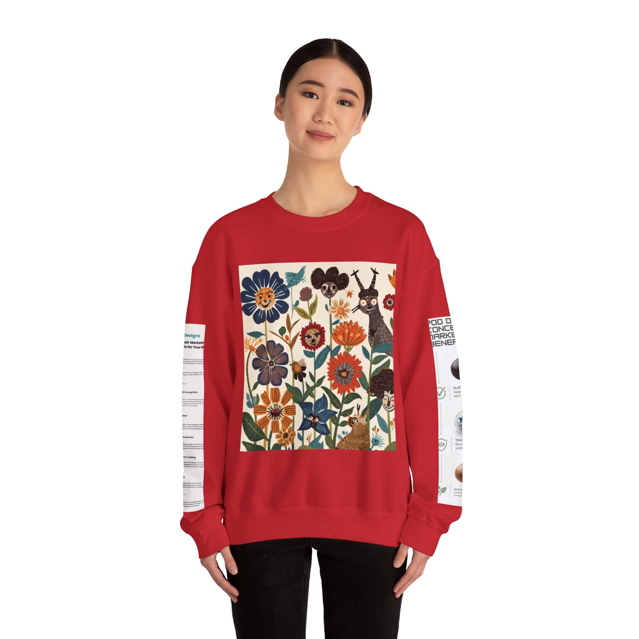 Floral Garden Crewneck Sweatshirt
